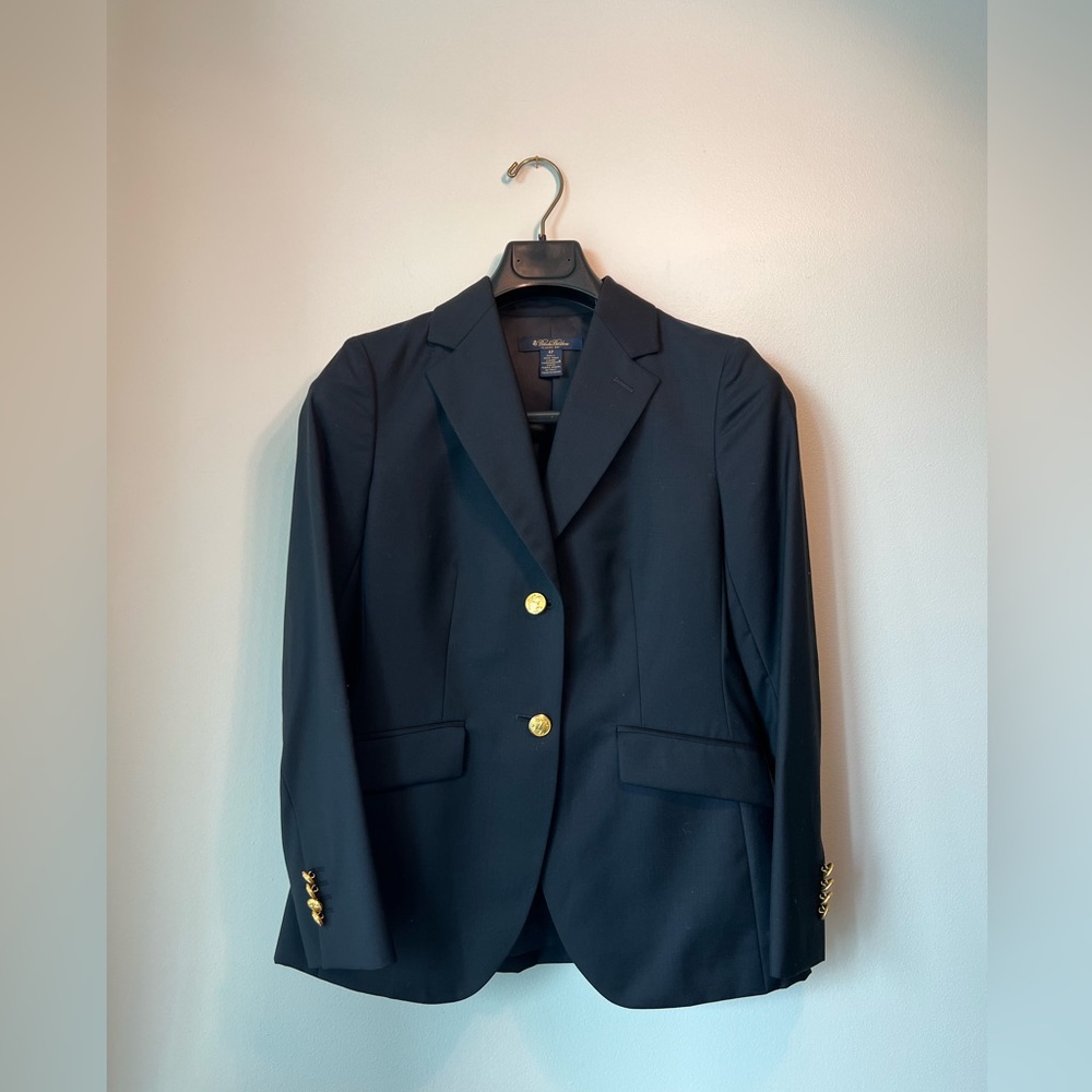 Brooks Brothers Navy Blazer with Gold Buttons